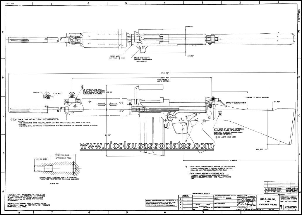 M16a1 Rifle Blueprint
